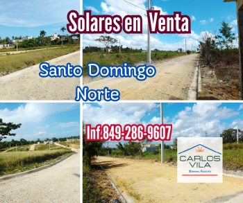 Solares en venta en villa mella santo domingo norte