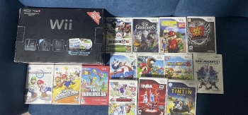 Nintendo wii negra modelo rvl-001