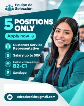 Limited opportunity for english speakers