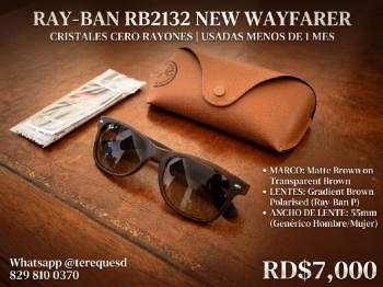Ray-ban new wayfarer polarizadas
