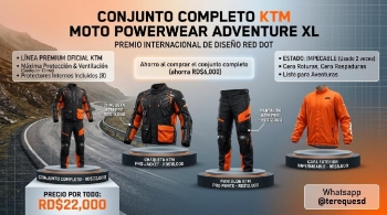 Traje completo ktm moto xl