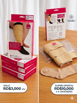 Faja varices piernas compresion