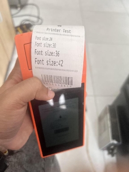 Verifone sunmi v1s en funcionamiento