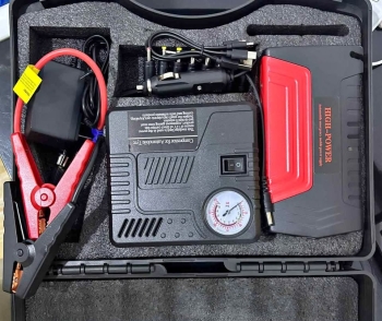 Cargador de batería  compresor de aire para gomas