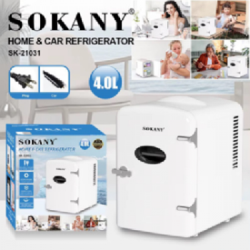 Mini nevera sokany 4l  compacta portÁtil y perfecta para hogar oficina