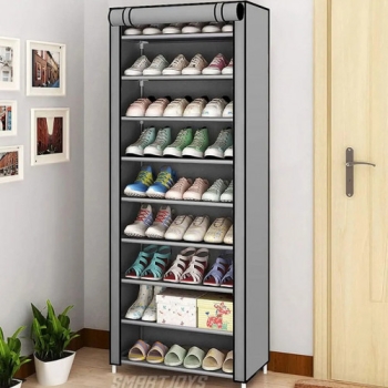 Organizador de zapatos con funda protectora  hasta 27 pares ahorra esp