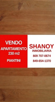 Piantini vento apartamento de 230 m2