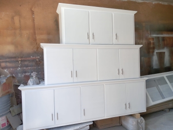Gabinete de cocina en hidrofugo  blanco nuevo
