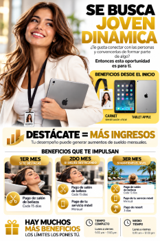 Se busca joven dinamica