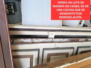 Atencion ebanistas vendo maderas en caoba se desmontÓ de una cocina