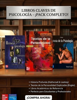 Pack 3 libros de psicología usados teorías de la personalidad historia