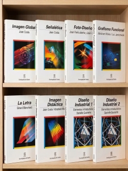 Enciclopedia del diseño - joan costa 8 libros de colección