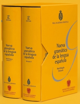 Nueva gramática de la lengua española rae 2 tomos – excelente estado