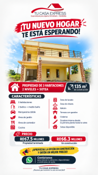 Invierte en tu futuro! casa en venta