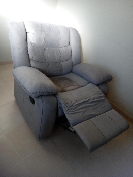 Sillón reclinable giratorio y mecedora