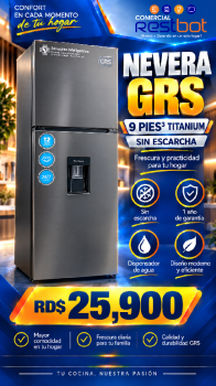 Nevera grs 9 pies cubicos