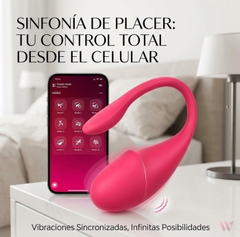 Vibrador inalámbrico con aplicación estimulador de punto g clítoris