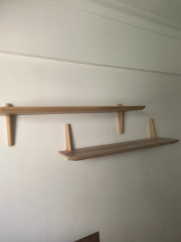 Combinacion de estantes de pared