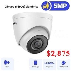 Cámaras ip alámbricas full hd night full color de 5 megapíxeles