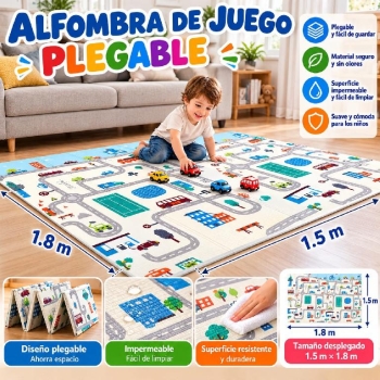 Alfombra de gateo antigolpes para niÑos