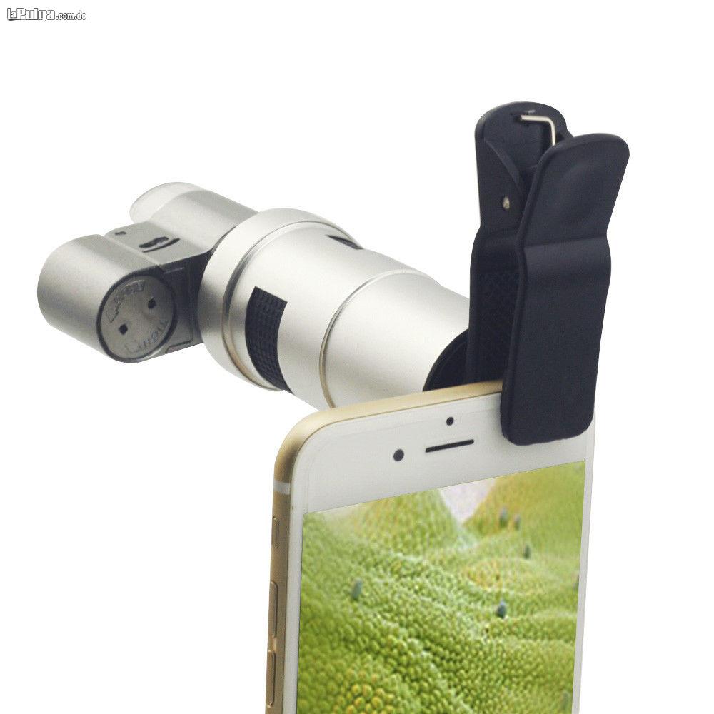 Mini Microscopio 200x Con Luz Led Para Celular / Aumento 200x Foto 6400976-7.jpg