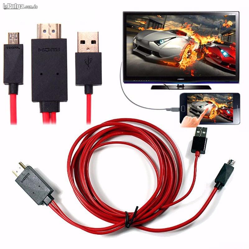  Cable HDMI para teléfono a TV, cable HDMI compatible