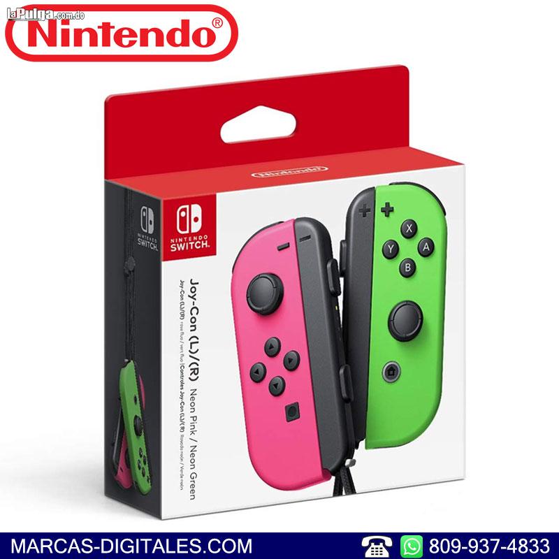 Nintendo Switch Set de Controles L/R Joy-Con Neon Pink/Verde Foto 6758711-1.jpg