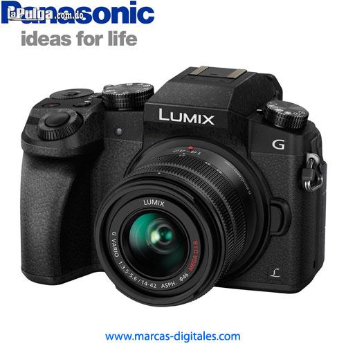 Camara Mirrorless Panasonic Lumix G7 con Lente 14-42mm MEGA OIS UHD 4K Foto 6758745-1.jpg