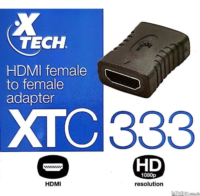 Adaptador Hdmi Hembra A Hembra 1080p Union Xtc-333