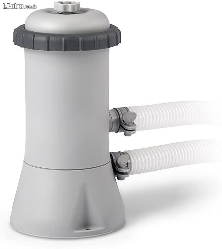 Intex Easy - Piscina 12 ft x 30 in hasta 6 Personas con marco de metal con  bomba de filtro, Sistema de filtrado, Beige 