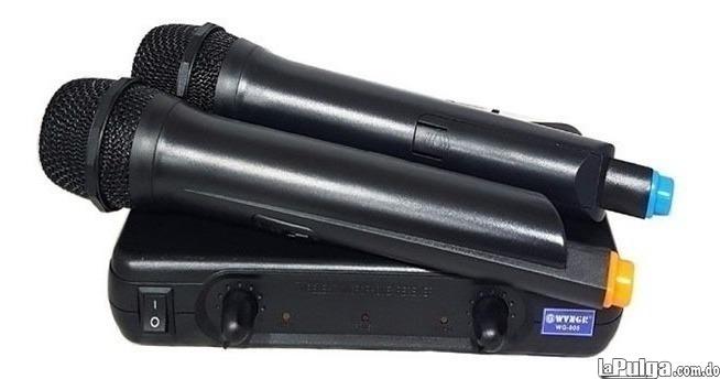 Kit de 2 micrófonos inalámbricos ideal para karaoke, eventos y ceremonias -  NAM-984 - MaxiTec