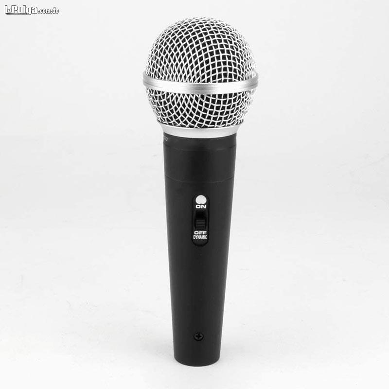 Micrófono Dinámico Vocal Micrófono para Canto Karaoke Eventos Foto 6814912-2.jpg