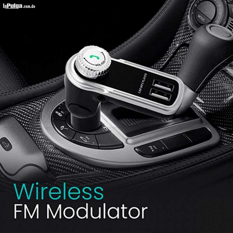 Transmisor FM Bluetooth para Carro Modulador FM Cargador USB Foto 6814947-2.jpg