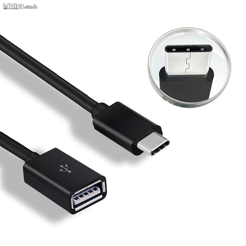 Cable OTG Adaptador Tipo C a USB Para Celulares Laptops Tablets Foto 6814970-1.jpg