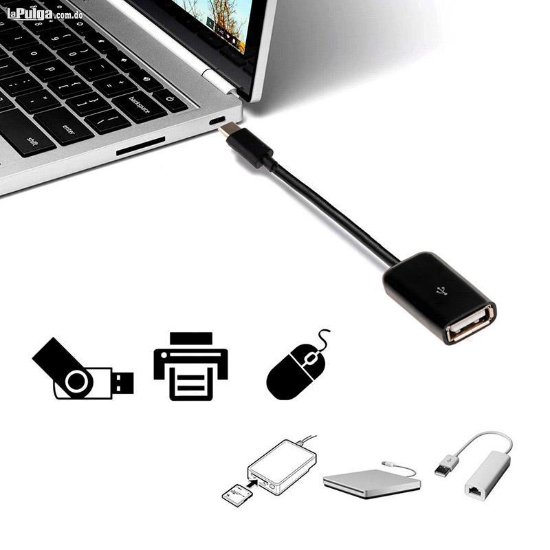 Cable OTG Adaptador Tipo C a USB Para Celulares Laptops Tablets Foto 6814970-8.jpg