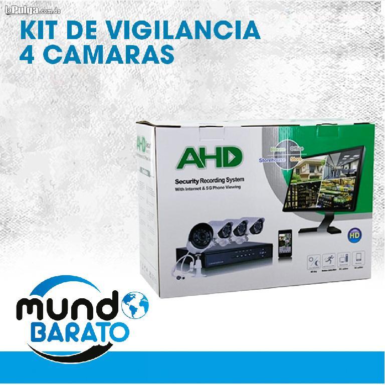 Kit Cámaras De Vigilancia 1080p Full Hd Hilook Para Exterior 4 Cámaras  Metálicas