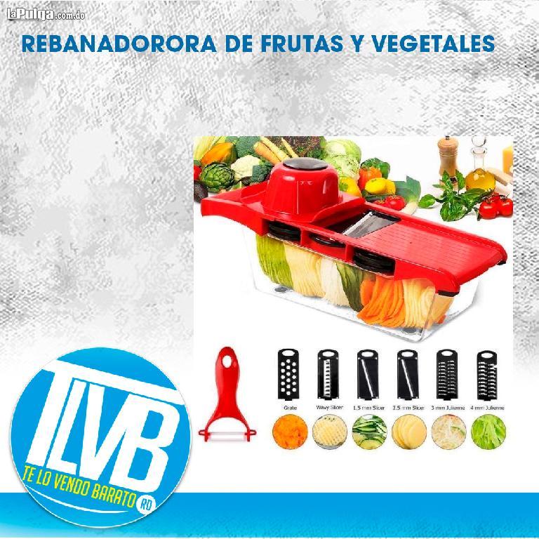 Rebanadora De Vegetales Verduras Cortadora Frutas Rebanar MANDOLINA Foto 6910769-6.jpg