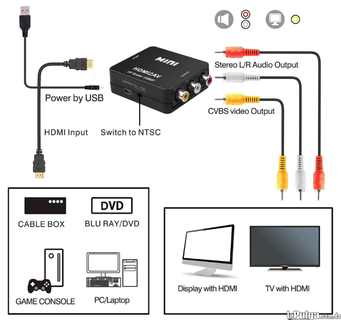 Adaptador Mini HDMI a RCA Foto 6913752-3.jpg