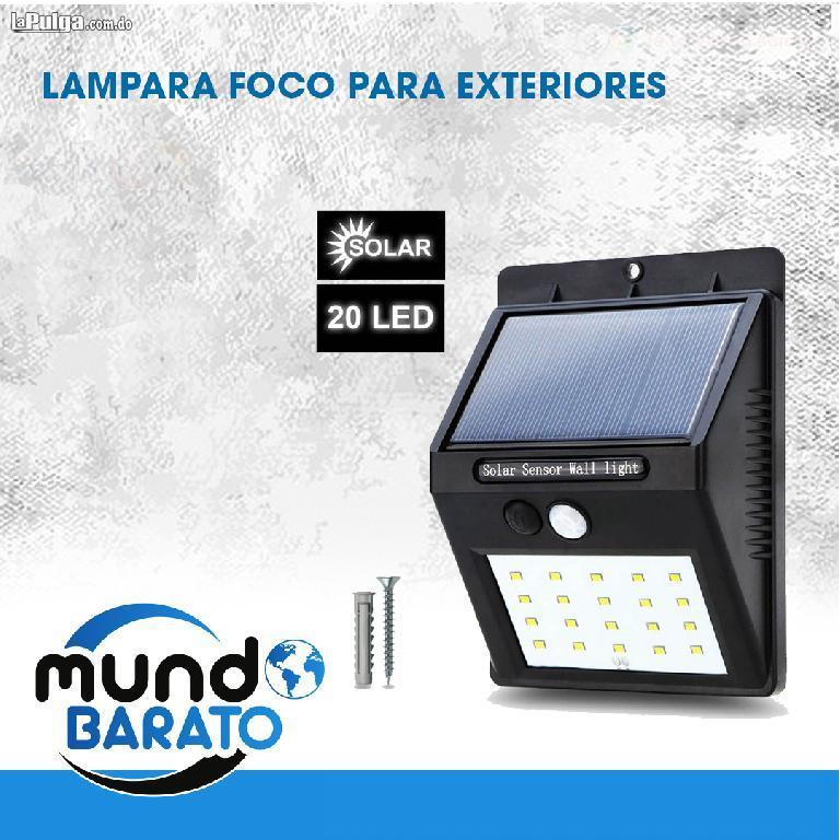 Luz Solar LED para exteriores lámpara recargable con Sensor de movimi Foto 6932378-1.jpg