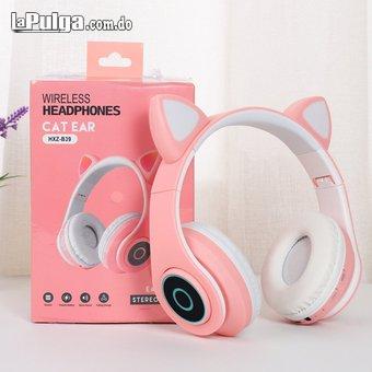 Audifonos inalámbricos con reproductor MP3 luces LED orejas de gato Foto 6970941-2.jpg