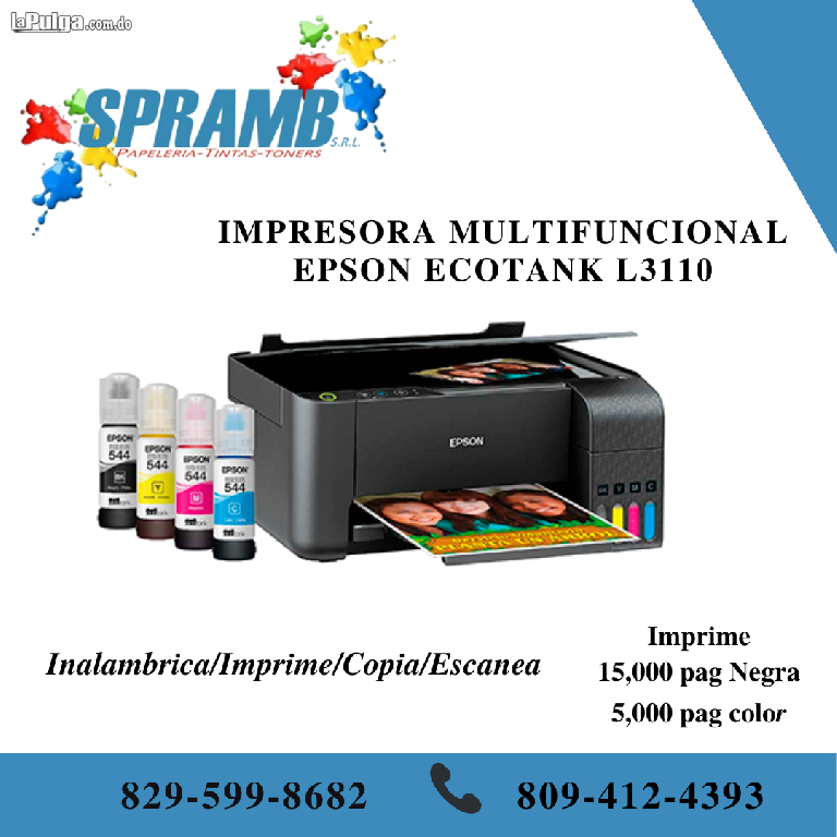 Impresora Multifuncional Epson EcoTank L3210 Foto 6984177-2.jpg