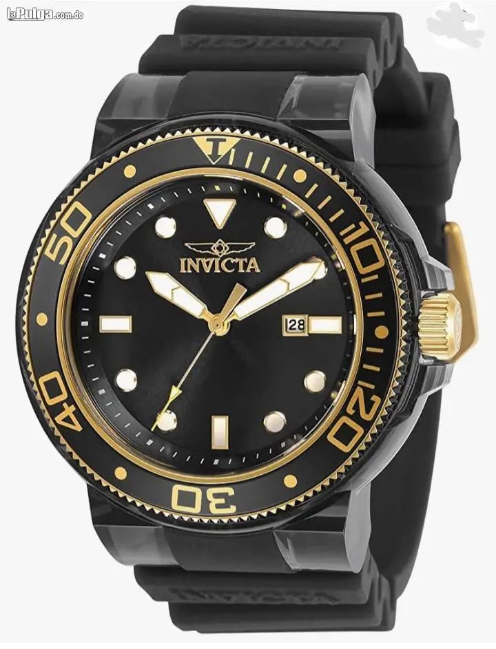 Invicta Cuarzo Con Pulsera Y Silicona