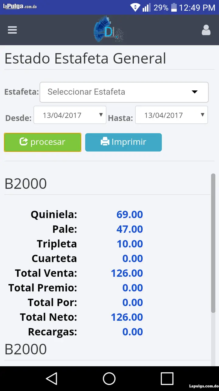 Sistema Para Banca Loteria