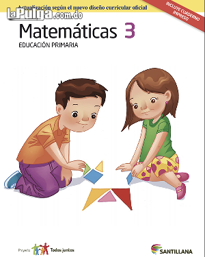 Libro de tercero de primaria  Matemática  Santillana  Foto 6990002-1.jpg