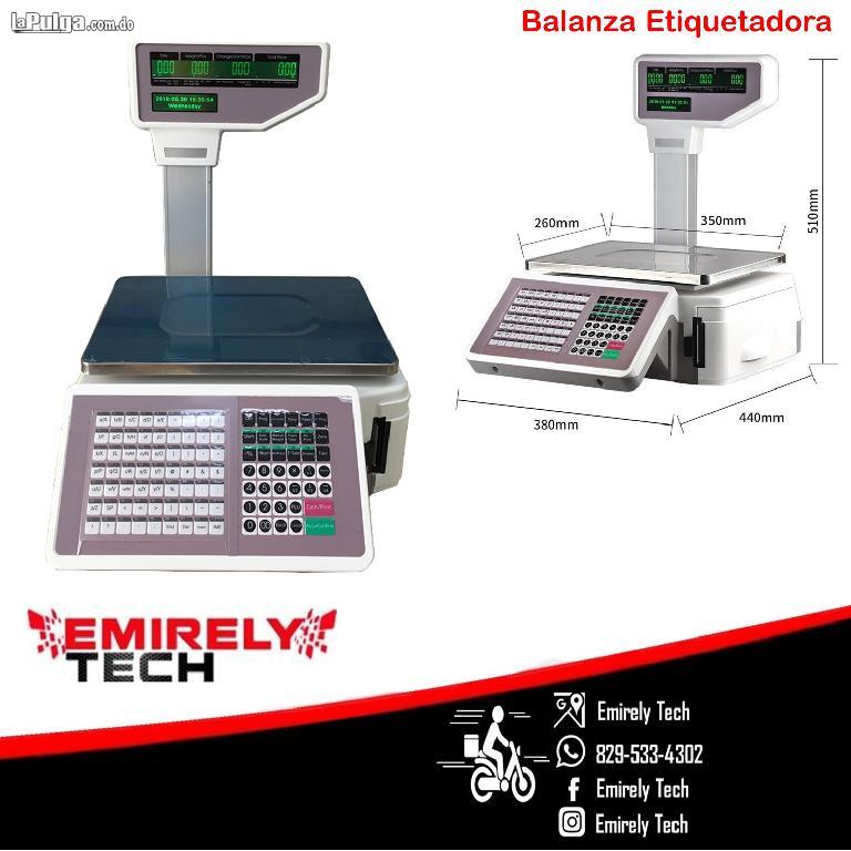 balanza etiquetadora label 30kg bascula peso Foto 6999113-4.jpg