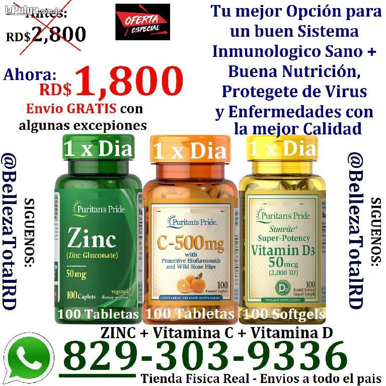 kit set juego de vitaminas suplementos para SUBIR las defenzas sistema Foto 7000116-1.jpg