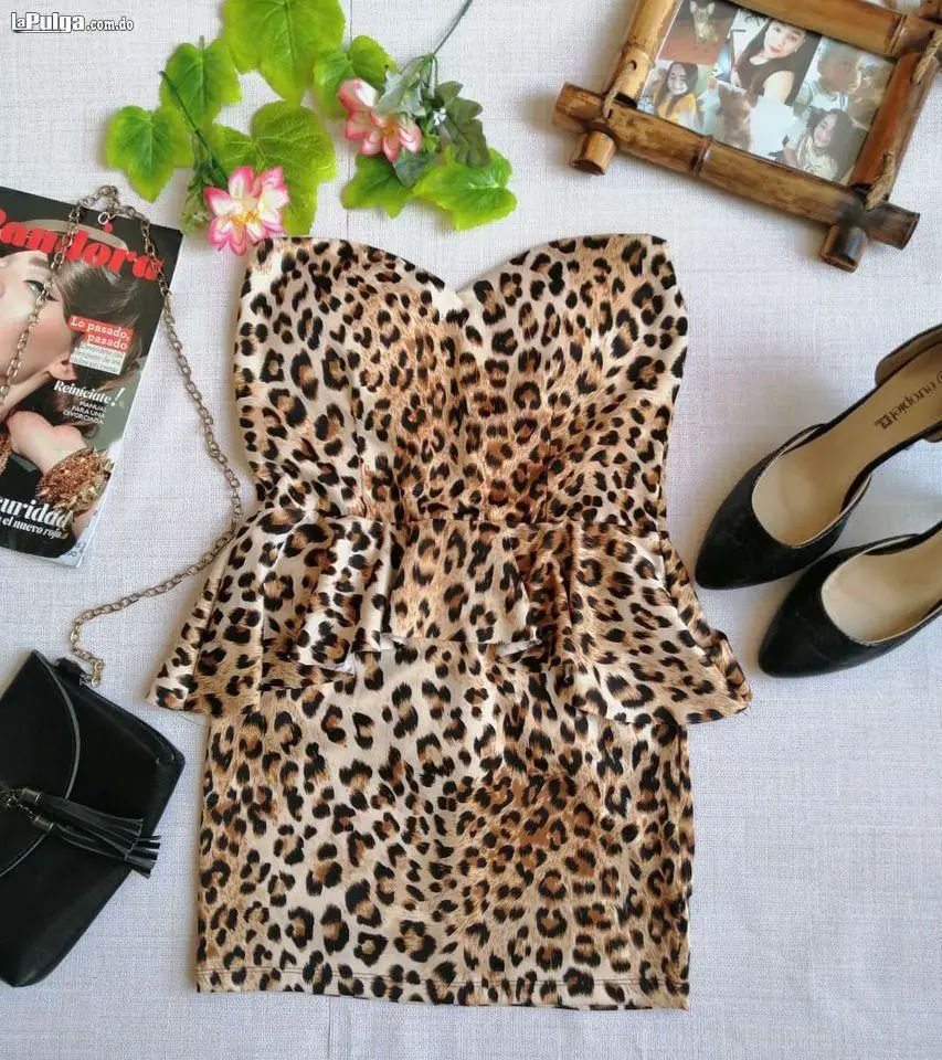 Vestido Animal Print Size Xs