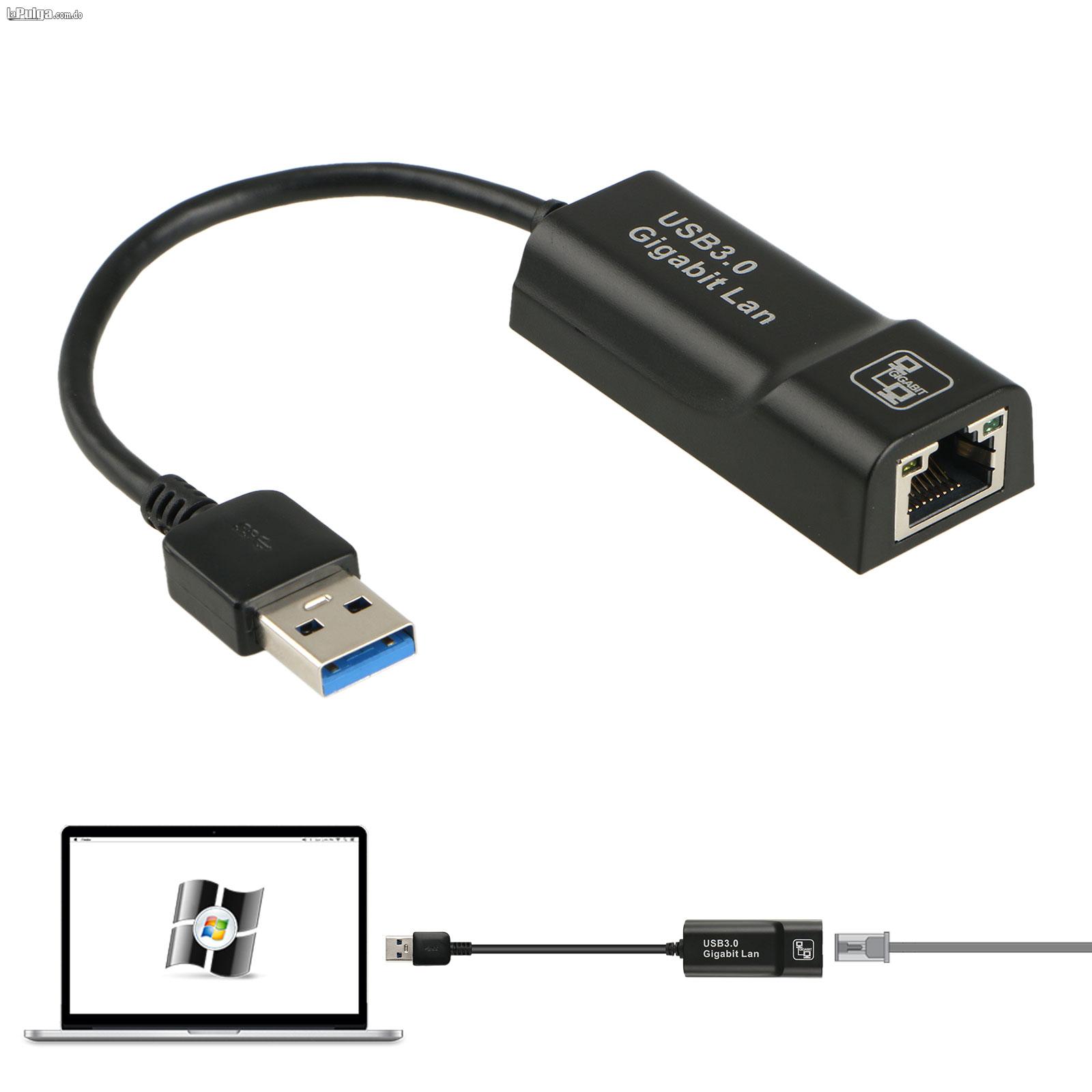 USB 3.0 a 10/100/1000 Gigabit RJ45 Ethernet LAN adaptador de red 1000M Foto 7014132-4.jpg