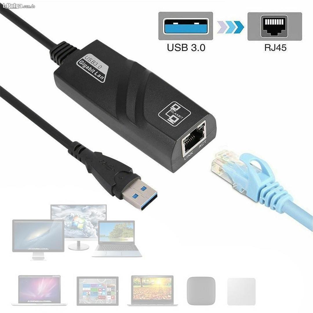 USB 3.0 a 10/100/1000 Gigabit RJ45 Ethernet LAN adaptador de red 1000M Foto 7043204-1.jpg