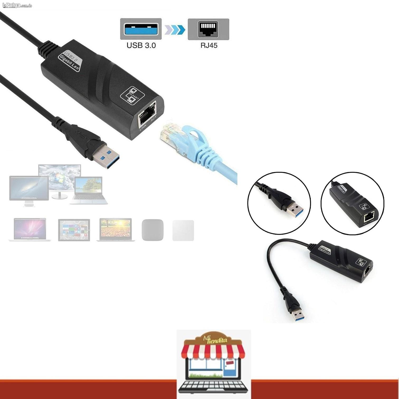 USB 3.0 a 10/100/1000 Gigabit RJ45 Ethernet LAN adaptador de red 1000M Foto 7043204-5.jpg